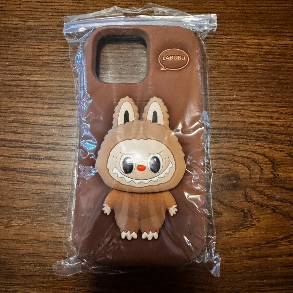 Labubu Brown Phone Case iPhone16 Pro Max